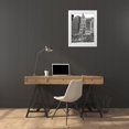 thumbnail image 3 of Wang, Melissa 12x14 White Modern Wood Framed Museum Art Print Titled - BandW Us Cityscape-Boston, 3 of 4