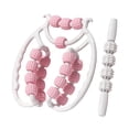 thumbnail image 4 of koolsoo Rouleau de Massage à 20 Roues Confortable Manuel Polyvalent pour Cuisse Bras Rose, 4 of 9