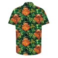 thumbnail image 5 of cllios St Patricks Day Mens Hawaiian Shirt Funny Irish Shamroak Beach Tshirts Short Sleeve Green Button Down Aloha Party Tops, 5 of 5