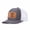 Gray ang white, variant on Yak leather patch Leather Patch Embroidered Color Block Trucker Hat Unisex Adjustable Cotton Breathable Fashion Cap for Travel Daily Wear
