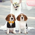 thumbnail image 3 of Pet Black Wedding Coat Otoño Invierno Ropa para perros Pet Winter Wedding Dress MFZFUKR l, 3 of 6