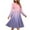 Pink#a, variant on Fmbrln Dress for Women Long Sleeve Crew Neck Midi Dress Casual Loose Solid A-Line Dress Fashion Holiday Dress