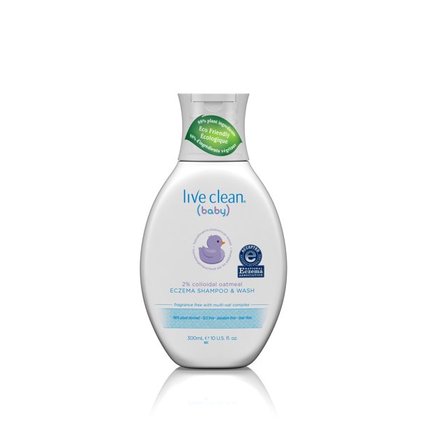 Live Clean Baby Eczema Shampoo & Wash, 10 fl oz