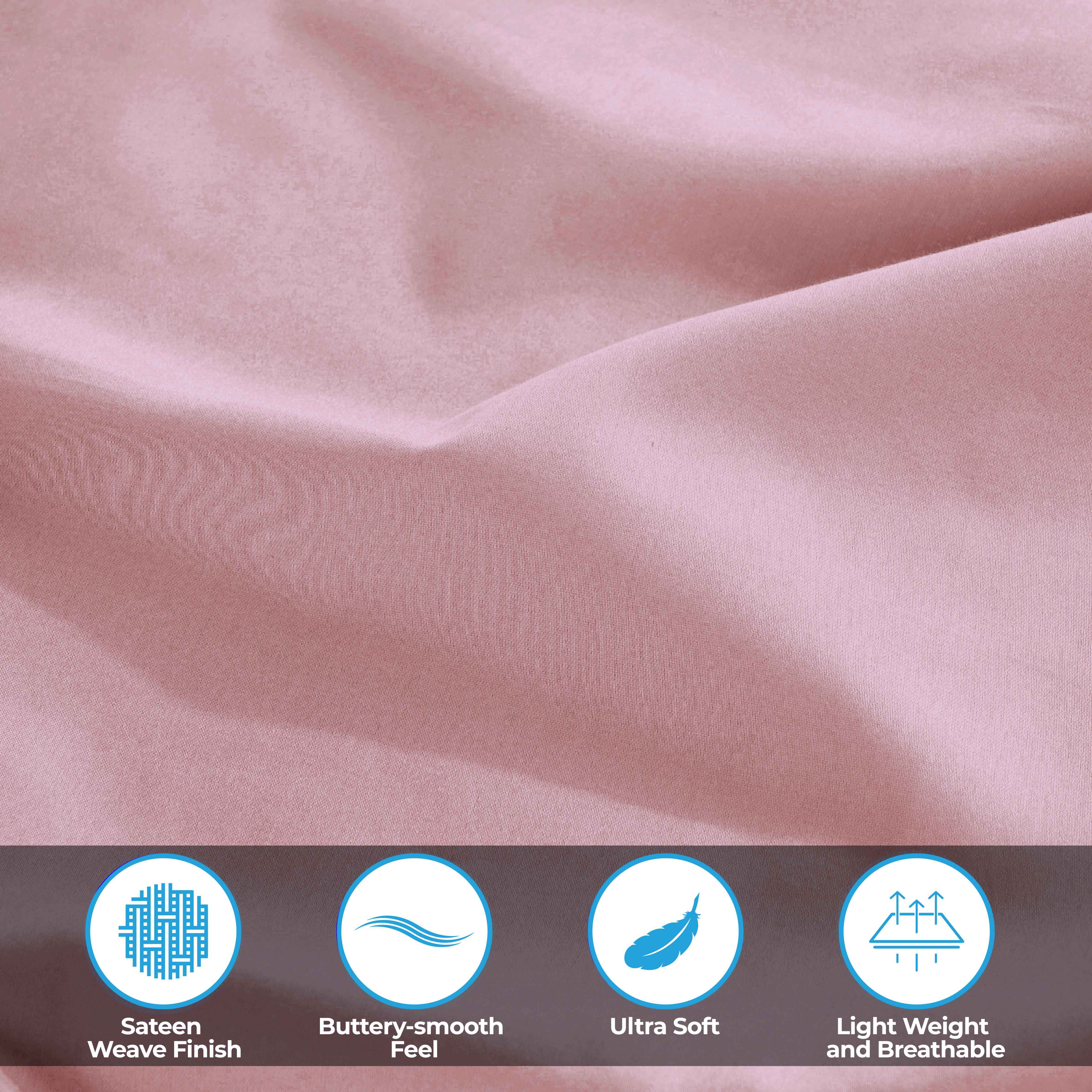 Superior Egyptian Cotton 300 Thread Count Deep Pocket Sheet Set, California King, Lavender