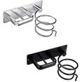 thumbnail image 4 of Aluminum Bathroom Hair Dryer Holder Kitchen Hanging Rack Beauty Care Tools Wall Mount Styling, 4 of 4