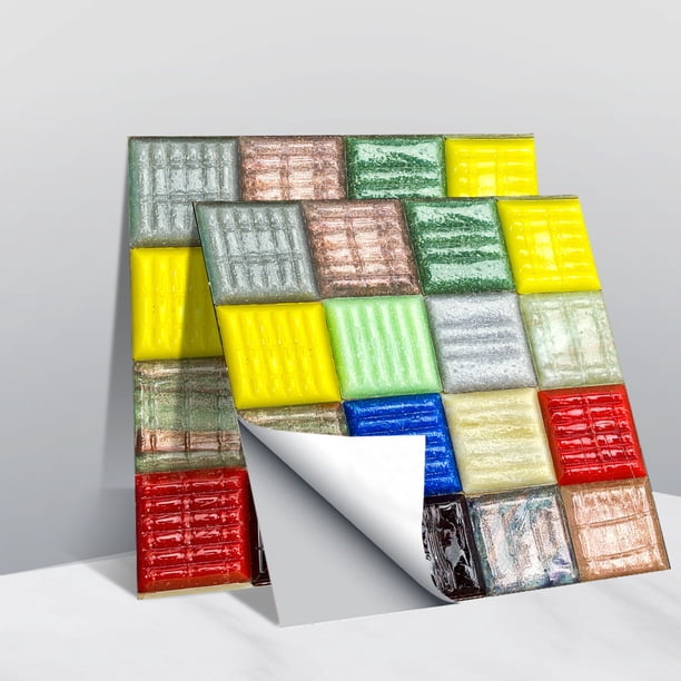 MSC077-0923D Adhesivo de mosaico de cristal para azulejos de vidrio Adhesivo de pared autoadhesivo impermeable para bricolaje