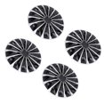 thumbnail image 1 of 15in Hubcaps Wheel Covers Set of 4 Universal Fit Snap On Hubcaps ABS Wheel Rim Cover, 1 of 7