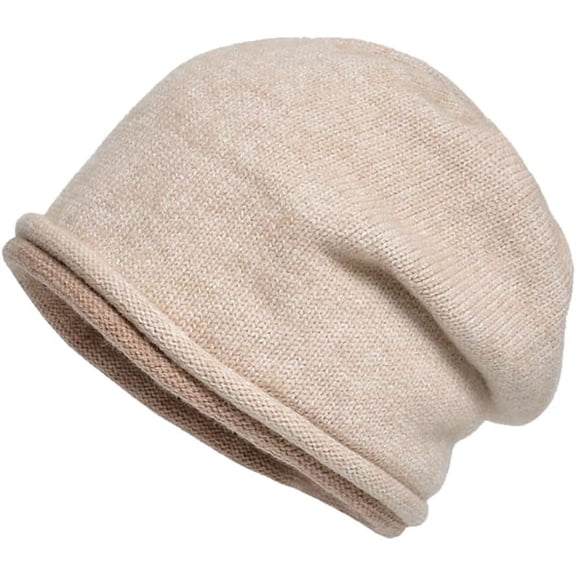 Slouchy Beanie Hat for Women Ladies Warm Skull Cap Knitted Winter Hat Bucket Hat Ski Cap Cold Hat for Fall Winter Outdoor
