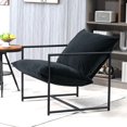 thumbnail image 4 of US Pride Furniture Serenity Accent, Modern Velvet Arm Chair with Reclined Seat,   Plush Comfort for Stylish Living Room, 4 of 4