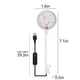 thumbnail image 3 of Foco LED sumergible para acuario - Luz submarina RGB colorida para acuario, impermeable de 1W, cable de 39,4 pulgadas, 3 of 8