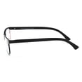thumbnail image 3 of Men's Metal Rectangular Bifocal Reading Glasses – Modern Anti-Blue Light Blocking + UV Protection Clear Readers +1.75, 3 of 4