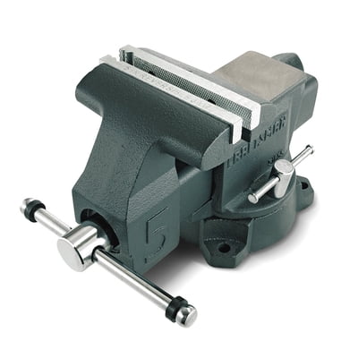 Craftsman Bench Vise 5 in. 180-degree Swivel V-groove Hardy Machined Anvil Top Garage Tool 51855