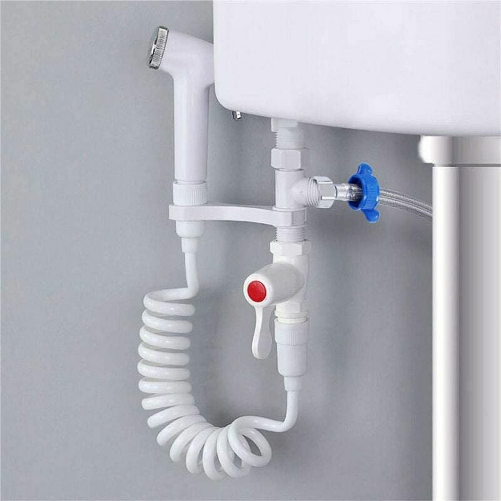 Handheld Bidet Sprayer For Toilet Bathroom Spray Accessories, High Standard Plating Bidet Sprayer Accessories with Copper 3-Way Water Valve for Multiple Uses Including Personal