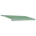 thumbnail image 3 of ALEKO 6.5'x5' Retractable Awning Fabric Replacement, Green and White Striped Color, 3 of 6