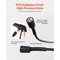 thumbnail image 5 of Hidrolavadora eléctrica VEVOR, máx. 4200 PSI y 2.8 GPM, máquina de limpieza a presión de alta potencia con 4 boquillas de conexión rápida y cañón de espuma, ideal para autos, cercas, entradas de vehíc, 5 of 5