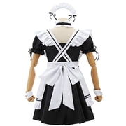 ICQOVD Womens Lovely Maid Cosplay Costume Animation Show Japanese Outfit Dresses Clothes