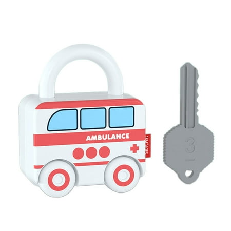 

Thinsont Toddlers Toys Unlocking Matching Parent-child Educational Learning Locks Preschool Teaching Aid Toy Kindergarten School Type 3