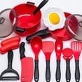 thumbnail image 6 of Children's Pretend Play Kitchen Toy Set with Accessories, Cooking Utensils Stove Sink Pots Pans for Toddlers Boys Girls Educational Role Play Kitchen Birthday Gift, 6 of 7