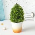 thumbnail image 3 of Visland Fake Plants Indoor Small Artificial Plants in White Pots for Bedroom Home Decor Faux Plants Decor, 3 of 4