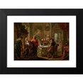thumbnail image 2 of Johann Georg Platzer 24x18 Black Modern Framed Museum Art Print Titled - The Pleasures of the Seasons; Winter (C. 1730), 2 of 5