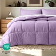 thumbnail image 6 of Bare Home Down Alternative Comforter Set - 3-Pieces - All Seasons - King, Lavender, 6 of 10