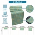 thumbnail image 6 of Ocean Conch Shell Table Runner 72 Inches, Coastal Seahorse Coral Bows Vintage Aqua Bed Runner Dresser Scarves Tabletop for Indoor Outdoor Parties/Ceremony/Banquet, 14" x 72", 6 of 9