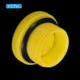 thumbnail image 3 of Unique Bargains M22x1.5 Hold Plugs Plastic Male Threaded Hex Socket End Cap, Yellow 5 Pack, 3 of 5