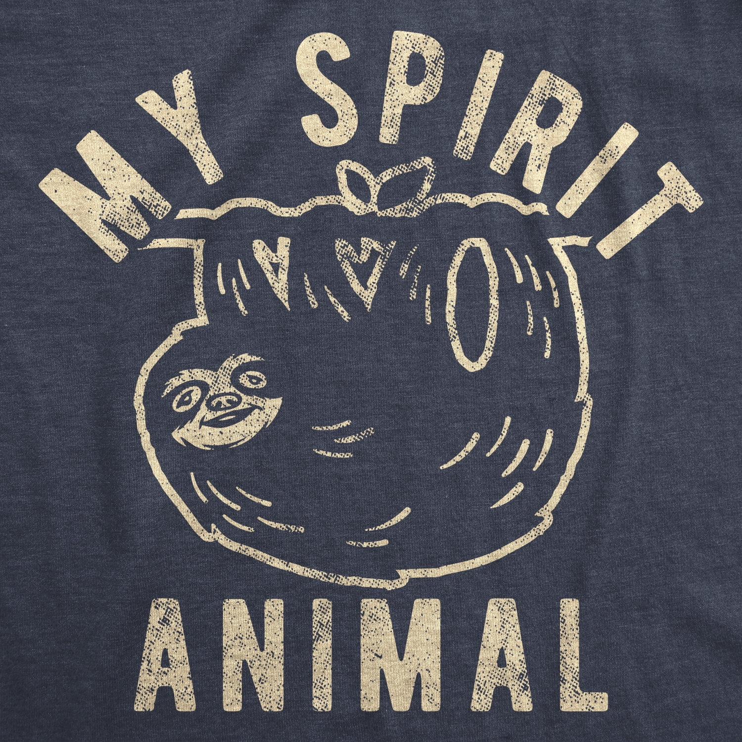 T-Shirt Humoristique 'Mon Animal Totem Est Le Paresseux' - Design Français Décontracté - 4