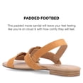 thumbnail image 6 of Journee Collection Womens Twylah Low Stacked Heel Sling Back Sandals, 6 of 6