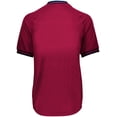 thumbnail image 2 of Holloway Sportswear L Boys Retro V-Neck Baseball Jersey Scarlet/Navy 221221, 2 of 5