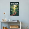 thumbnail image 4 of Kerinci Seblat National Park Trekking Vintage Travel Poster Sumatra Indonesia Retro Jungle Hiking Adventure Wall Art Print Poster, 4 of 8