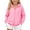AS21_Pink, variant on Resicozy Girls Zip Up Hoodie Sweatshirt Full Zipper Hoodies Jacket Y2K Fall Winter Fashion Solid Color Jackets with Pockets Navy 2XL