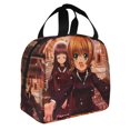 thumbnail image 2 of Cute Cartoon Anime Lunch Bag With Zipper Waterproof And Reusable Cooler Tote Lunch Box For School/Office/Picnic/Work, 2 of 5