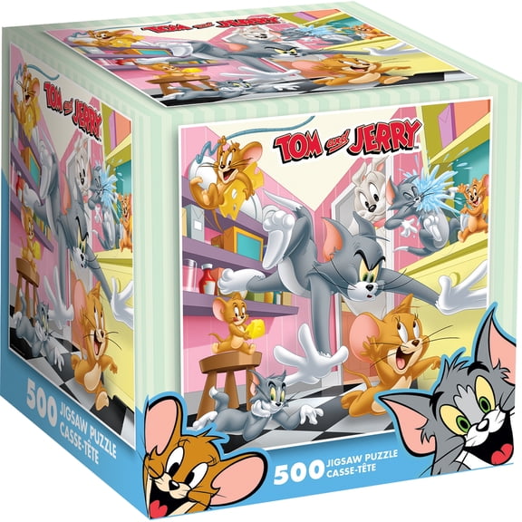 MasterPieces 500 Piece Jigsaw Puzzle - Tom & Jerry - 15"x15"