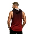 thumbnail image 7 of BRANROY Men's Athletic Tank Tops - Hooded Sleeveless Gym Tees, Breathable Muscle Fit Shirts for Summer Bodybuilding Training,Black L, 7 of 7