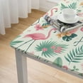 thumbnail image 4 of nygtbtfer Elastic Edged Tablecloth, and Greenery Grass Lake River Floral Home Decorative Tablecloths, Great for Home Kitchen/Parties/Holiday Dinner White, 4 of 7