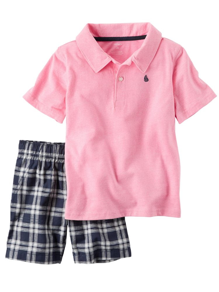 boys pink outfit