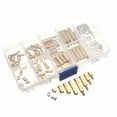 thumbnail image 1 of Labymos 120 Pcs Vis Écrou H-ex Kit d'Assortiment en Laiton Design Boîte m 3 Mâle, 1 of 5