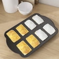 thumbnail image 3 of 3 Pack 8-cavity Bread Pans Non-stick Bread Cake Mold Baking Tools, 3 of 5