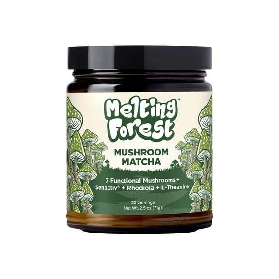 Mushroom Matcha Powder with Reishi, Lion’s Mane, Organic Adaptogen Blend