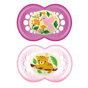 MAM Crystal Pacifier, 6-16 Months, Girl, 2 Pack