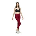 thumbnail image 4 of BROOKLYN + JAX Yoga Leggings for Women - High Waist - Running - Full or 7/8 Length, 4 of 6