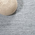 thumbnail image 6 of SAFAVIEH Vintage Leather Milica Striped Area Rug, Grey/Natural, 4' x 4' Square, 6 of 8