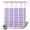 Purple, variant on No Hook Shower Curtain, Purple Shower Curtains for Bathroom with See Through Top Window, Country French Rustic Buffalo Plaid Modern Art Waterproof & Washable Bath Curtain Stand Up Stall 36"x72"