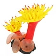 thumbnail image 1 of Colorfast Simulation Coral, Soft Body Silicone Coral, For Fish Tanks Yellow, 1 of 8