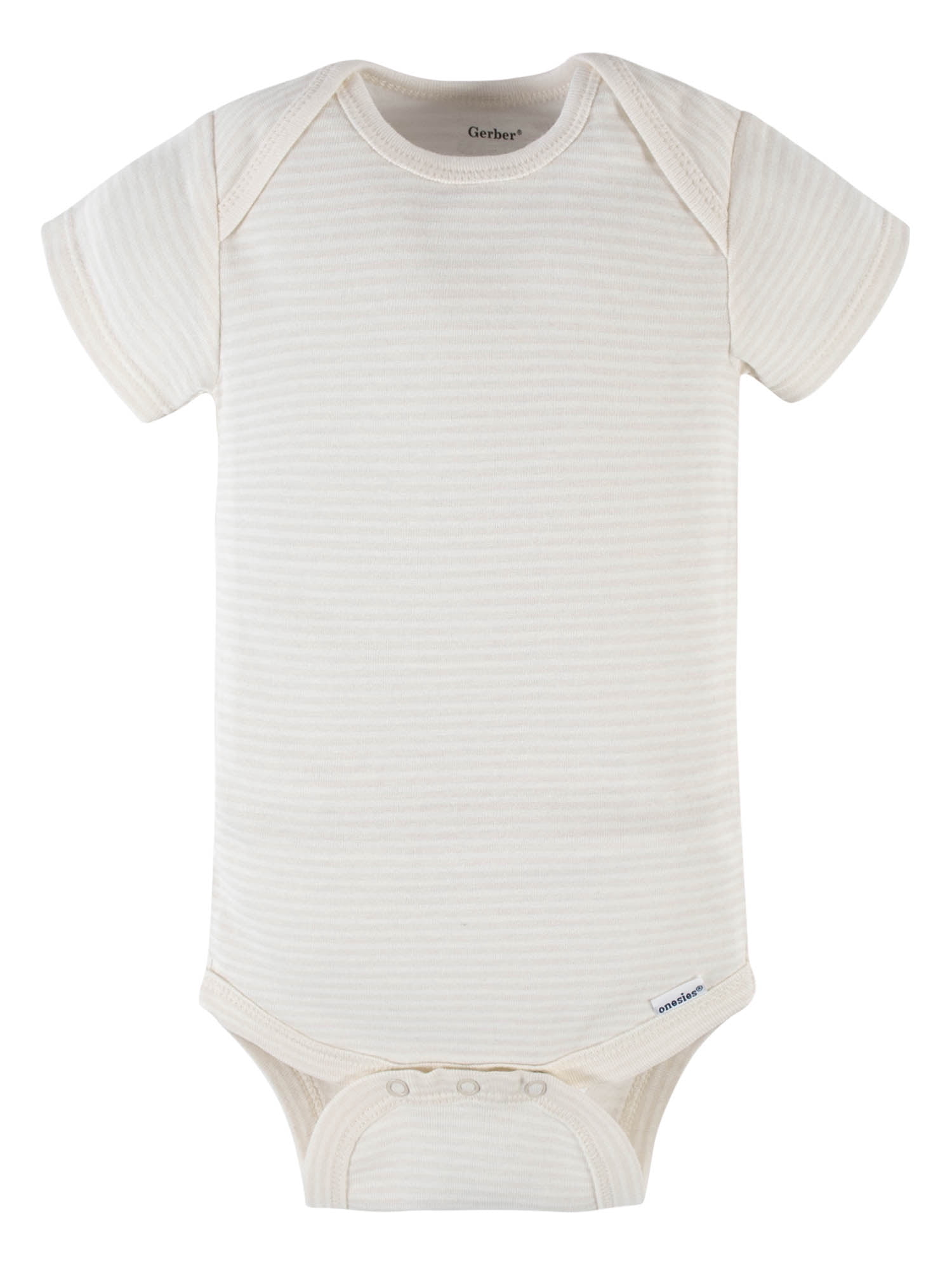 Gerber Baby Boy Short Sleeve Onesie Bodysuits, 5-Pack (Preemie-24 Months)
