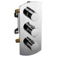 thumbnail image 1 of ALFI Trade AB4001-PC Polished Chrome Concealed 3-Way Thermostatic Valve Shower Mixer Round Knobs, 1 of 1