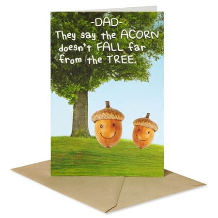 American Greetings Father's Day Card (Acorns)