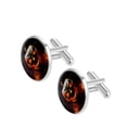 thumbnail image 2 of Halloween Elegant Stainless Steel Shirt Cufflinks for Formal Attire - for Weddings and Business Meetings, 2 of 6