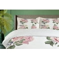 thumbnail image 4 of Ambesonne Rose Duvet Cover Set, Springtime Bouquets Nature, 2-Calking, Pale Pink Reseda Green, 4 of 6